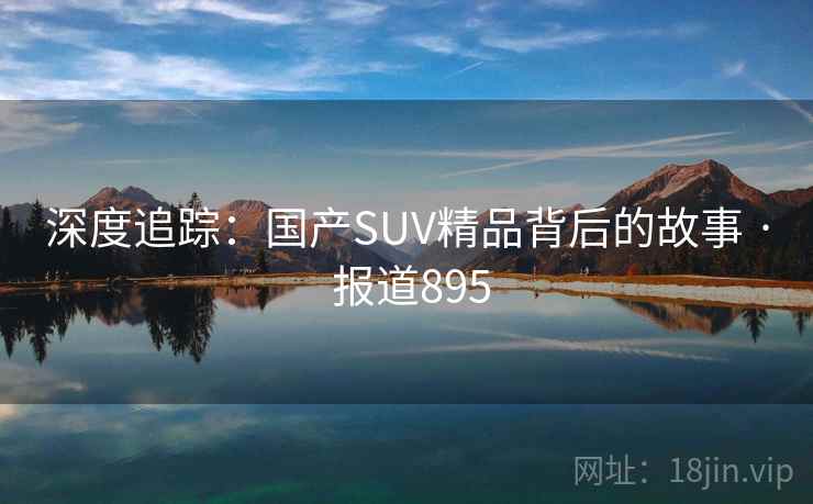 深度追踪:国产SUV精品背后的故事 · 报道895 深度追踪:国产SUV精品背后的故事 · 报道895